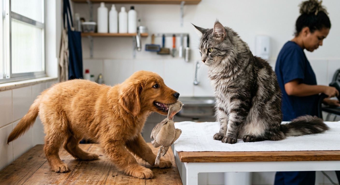 Petshop com creche e centro estético: quais cuidados garantir para o bem-estar do pet