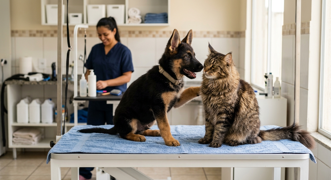Centro estético veterinário: quais tratamentos são indicados para pelagem ressecada