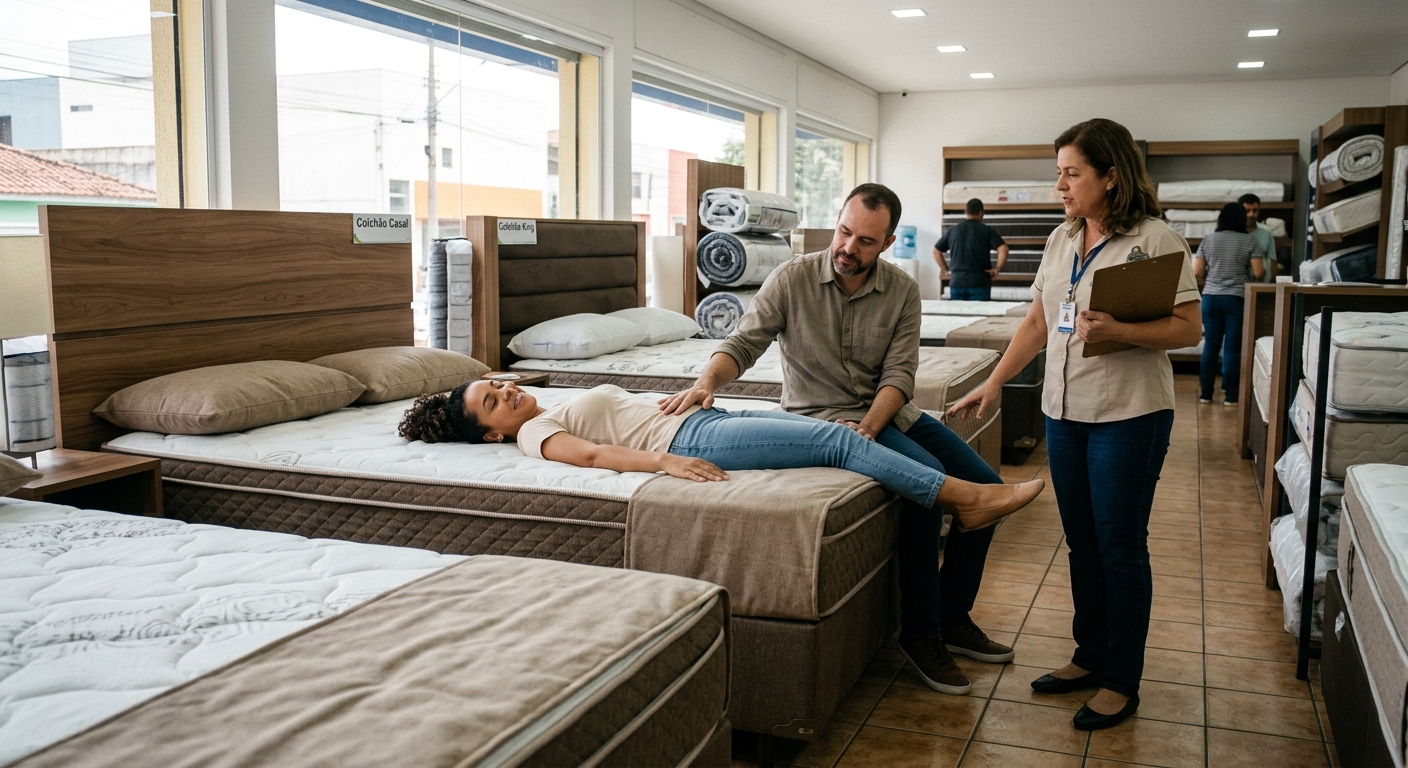 Como a loja de colchão em Atibaia ajuda na escolha personalizada do produto