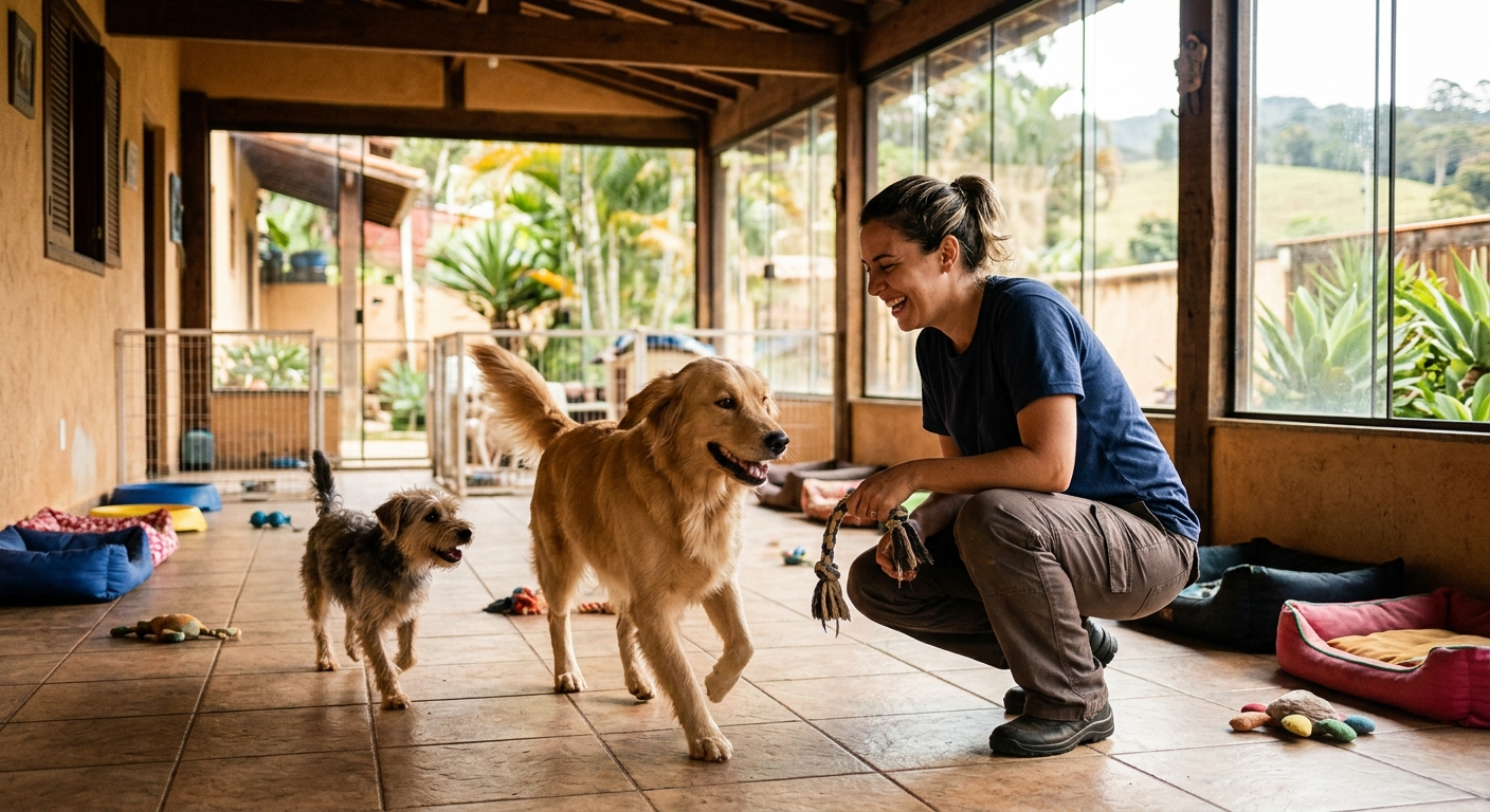 Posso deixar meu pet no day care por um dia inteiro?